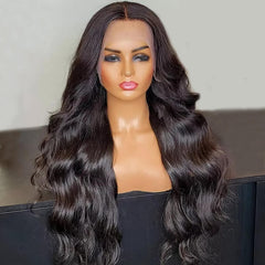 【13X4 Lace Frontal Wig】200% Density, Pre-plucked with Baby Hair, Swiss Lace, Body Wave