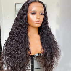 【13X4 Lace Frontal Wig】200% Density, Pre-plucked with Baby Hair, Swiss Lace, Natural Wave