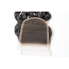 【4X4 Lace Closure】10-20 inch 100% Virgin Hair, Pre-plucked with Baby Hair, Free Part, Natural Wave