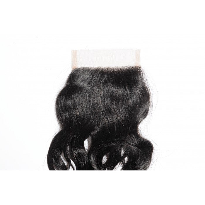 【4X4 Lace Closure】10-20 inch 100% Virgin Hair, Pre-plucked with Baby Hair, Free Part, Natural Wave